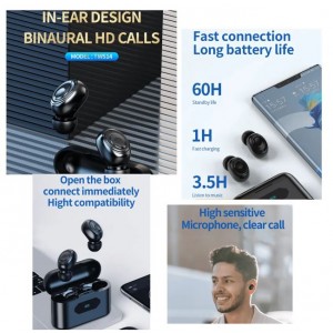 Jellico TWS 14 Bluetooth 5.0 Wireless Earbuds Earp...